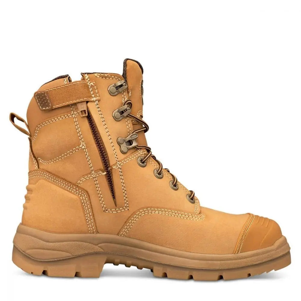 Oliver 150mm/6" Wheat Zip Sided Boot AT55 332Z Work Wear Oliver Shoes